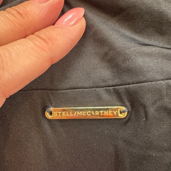 Stella McCartney Black Wrap One-Piece Swimsuit Pearl Detail Size M - Picture 5 of 9